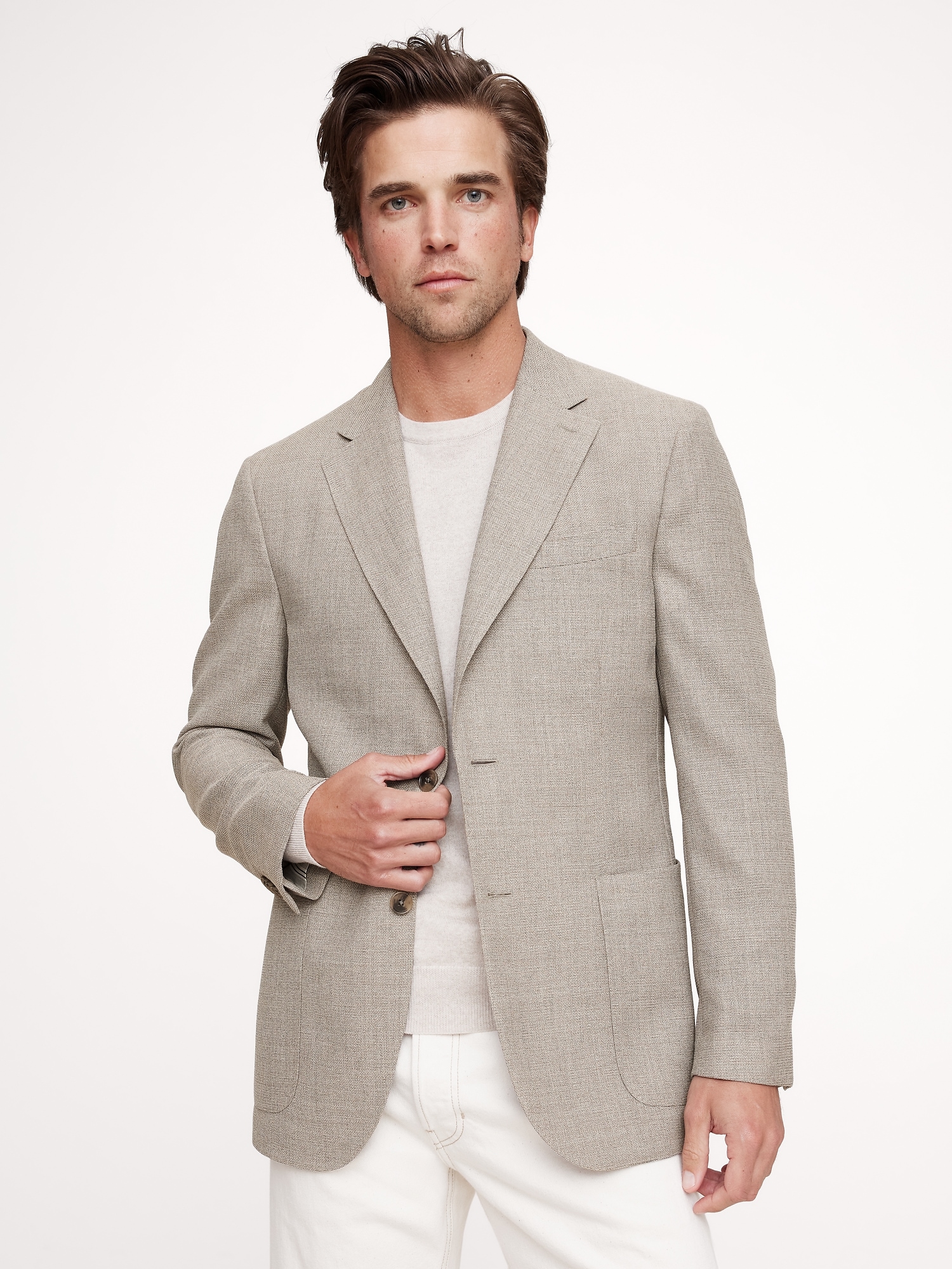 Italian Wool Ventile Suit Jacket
